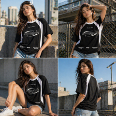 Street Vibe Black Tee | Women | ThreadMonk
