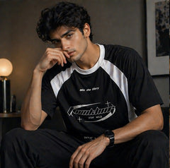 Street Vibe Black Tee | Men | ThreadMonk
