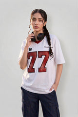ThreadMonk White Street 77 T-Shirt